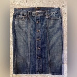 7 For All Mankind Jean Skirt